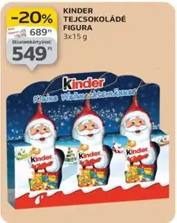 Auchan KINDER TEJCSOKOLÁDÉ FIGURA ajánlat