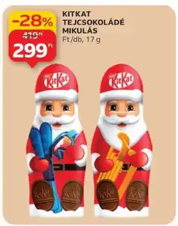 Auchan KitKat Tejcsokoládé Mikulás ajánlat