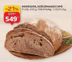 Auchan Kovászos Szőlőmagos Cipó ajánlat