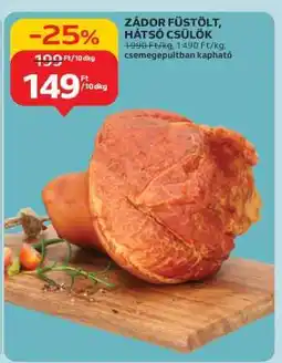 Auchan Zádor Füstölt Hátsó Csülök ajánlat