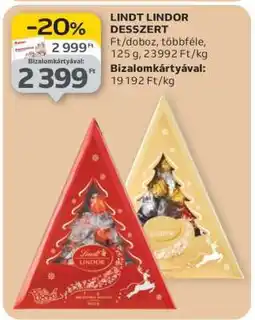 Auchan Lindt Lindor desszert ajánlat