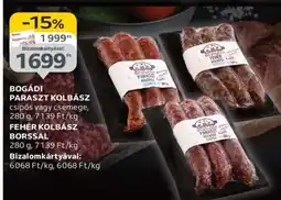 Auchan BOGÁDI PARASZT KOLBÁSZ ajánlat