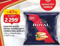 Auchan MASTER GOOD ROYAL PANÍROZOTT CSIRKE MELLSZELET ajánlat