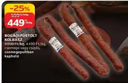 Auchan Bogádi Füstölt Kolbász ajánlat