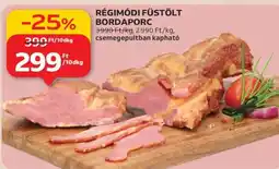 Auchan Régimódi füstölt bordaporc ajánlat