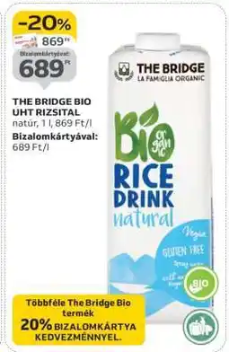 Auchan THE BRIDGE BIO UHT RIZSITAL ajánlat