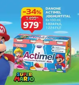 Auchan Danone Actimel joghurtital ajánlat