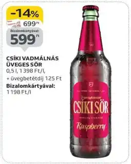 Auchan CSÍKI VADMÁLNÁS ÜVEGES SÖR ajánlat
