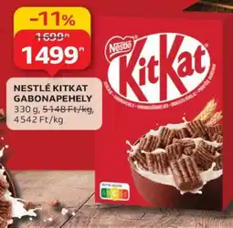 Auchan NESTLÉ KitKat Gabonapehely ajánlat