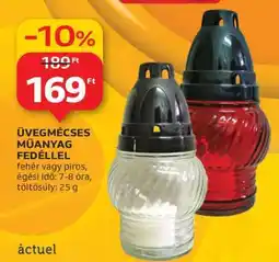 Auchan Üvegmécses műanyag fedéllel ajánlat