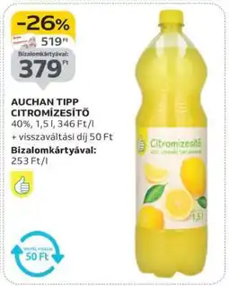 Auchan Auchan Tipp Citromízésítő ajánlat