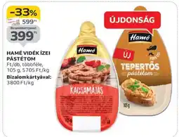 Auchan HAMÉ VIDÉK ÍZEI PÁSTÉTOM ajánlat