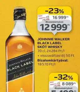 Auchan Johnnie Walker Black Label skót whisky ajánlat