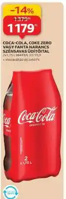 Auchan Coca-Cola, Coke Zero vagy Fanta Narancs Szénsavas Üdítőital ajánlat