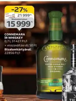 Auchan Connemara Ír Whiskey ajánlat