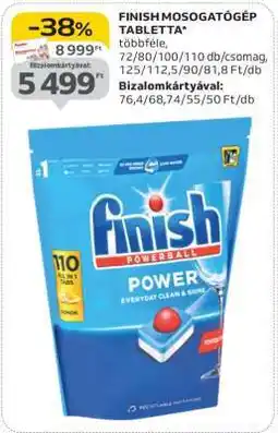 Auchan FINISH Mosogatógép-tabletta ajánlat