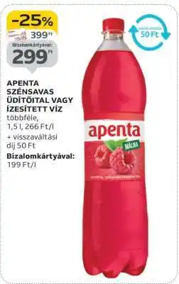 Auchan Apenta Szénsavas Üdítőital vagy Ízesített Víz ajánlat