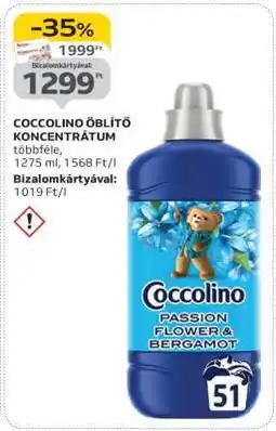 Auchan Coccolino Öblítő Koncentrátum ajánlat