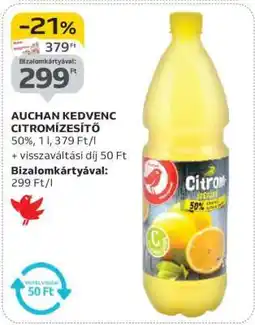 Auchan Auchan Kedvenc Citromízésítő ajánlat
