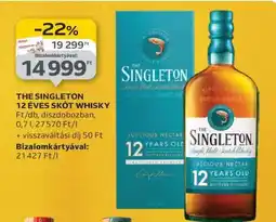 Auchan The Singleton 12 Éves Skót Whisky ajánlat
