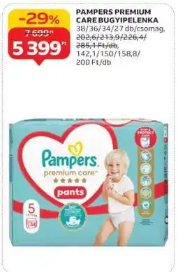 Auchan Pampers Premium Care bugyipelenka ajánlat
