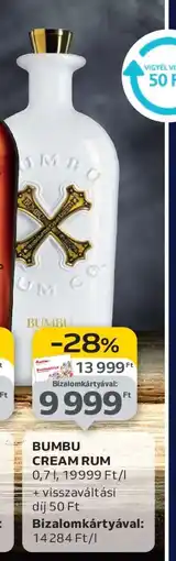 Auchan Bumbu Cream rum ajánlat