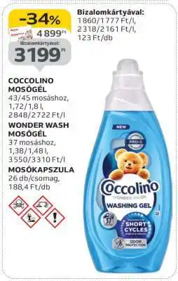 Auchan Coccolino Mosógél ajánlat
