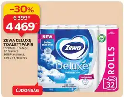 Auchan Zewa Deluxe toalettpapír ajánlat