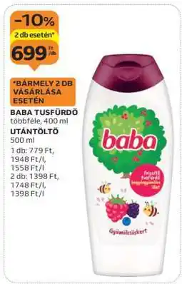 Auchan BABA Tusfürdő ajánlat