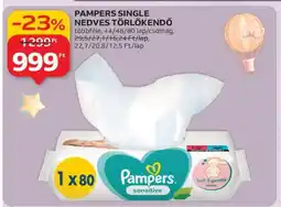 Auchan Pampers Single Nedves Törlőkendő ajánlat