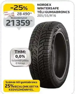 Auchan NORDEX WINTERSAFE TÉLI GUMIABRONCS 205/55/R16 ajánlat