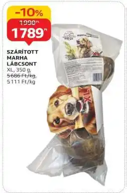 Auchan SZÁRÍTOTT MARHA LÁBCSONT ajánlat