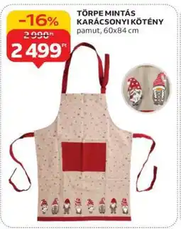 Auchan TÖRPE MINTÁS KARÁCSONYI KÖTÉNY ajánlat