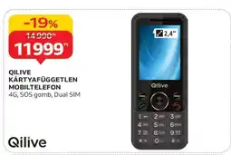 Auchan Qilive Kártyafüggetlen Mobiltelefon ajánlat