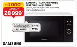 Auchan Samsung MS20A3010AH/EO Mikrohullámú Sütő ajánlat