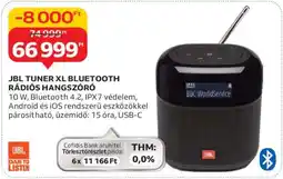 Auchan JBL Tuner XL Bluetooth rádiós hangszóró ajánlat