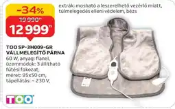 Auchan TOO SP-3H009-GR VÁLLMELEGÍTŐ PÁRNA ajánlat