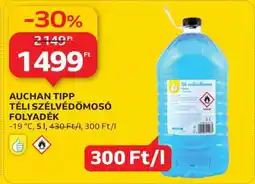 Auchan Auchan Tipp Téli Szélvédőmosó Folyadék ajánlat