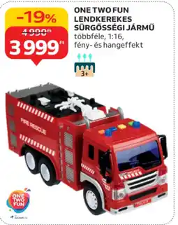 Auchan One two fun lendkerekes sürgősségi jármű ajánlat