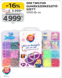 Auchan One two fun gumiékszerkészítő- szett ajánlat