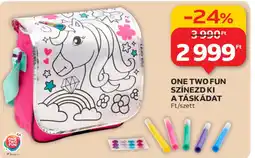 Auchan One two fun színezd ki a táskádat ajánlat