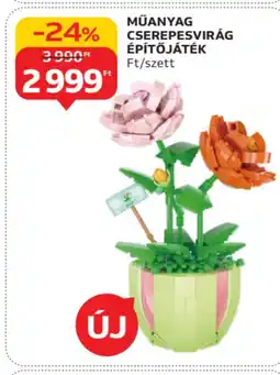 Auchan Műanyag cserepesvirág építőjáték ajánlat