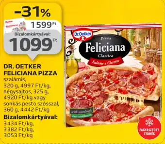 Auchan Dr. oetker feliciana pizza ajánlat