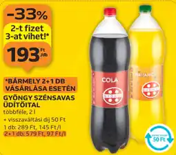 Auchan Gyöngy szénsavas üdítőital ajánlat
