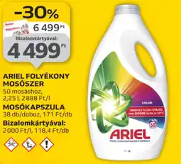 Auchan Ariel folyékony mosószer ajánlat