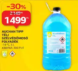 Auchan Auchan tipp téli szélvédőmosó folyadék ajánlat