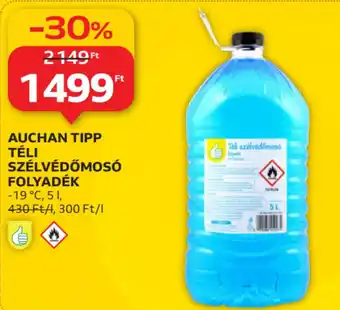 Auchan Auchan tipp téli szélvédőmosó folyadék ajánlat
