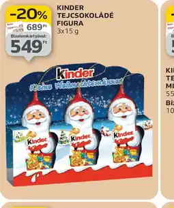 Auchan KINDER TEJCSOKOLÁDÉ FIGURA ajánlat