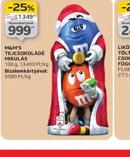 Auchan M&M'S TEJCSOKOLÁDÉ MIKULÁS ajánlat