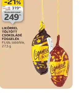 Auchan LIKŐRREL TÖLTÖTT CSOKOLÁDÉ FÜGGELÉK ajánlat